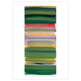 Patrick Heron: Green and Mauve Horizontals : January 1958 poster