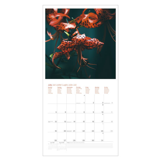 Botanical 2021 calendar