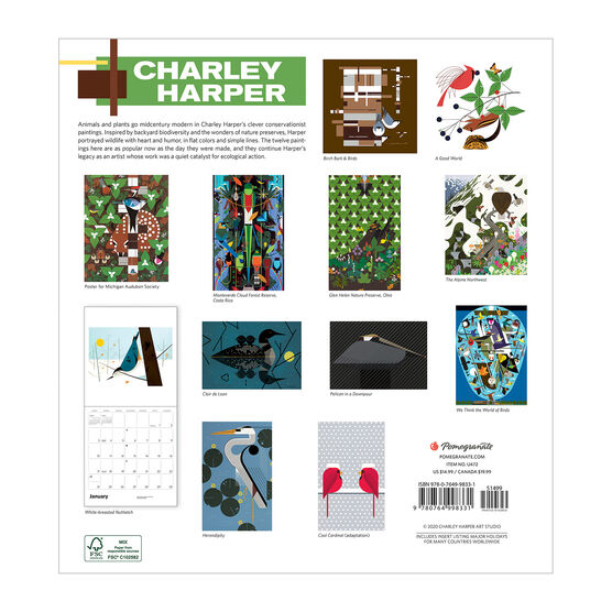 charley-harper-2021-wall-calendar-calendars-planners-personal-organizers-office-products