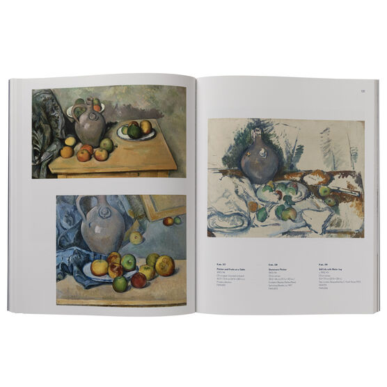 Cezanne exhibition book (paperback) inside