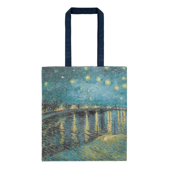 Van Gogh Starry Night over the Rhône tote bag
