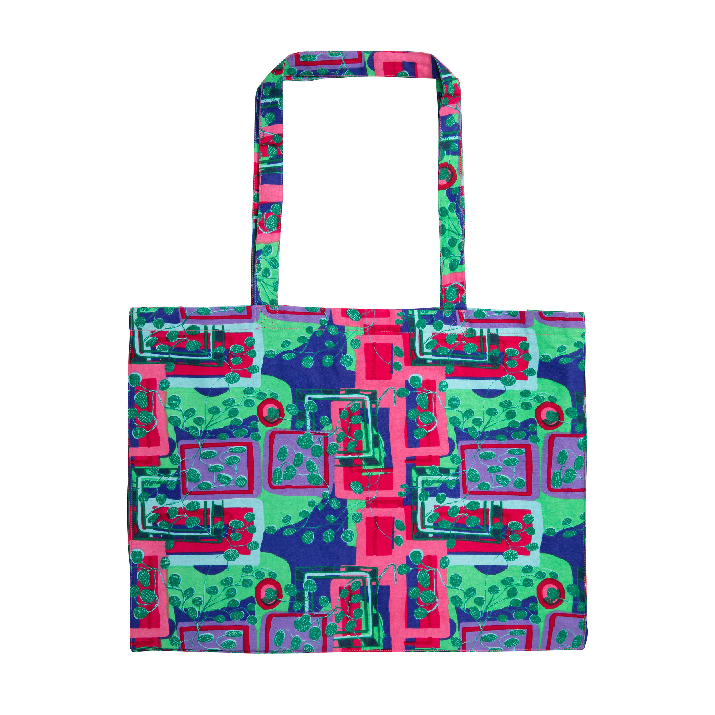 Pink large tote bag top