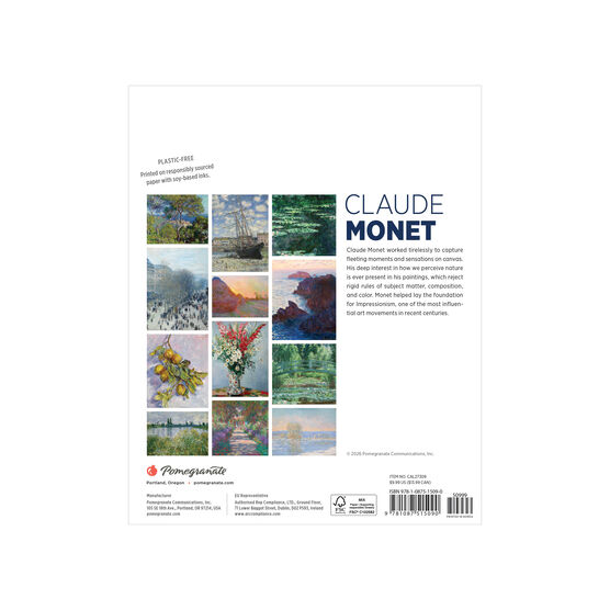 Claude Monet MINI Calendar 2027