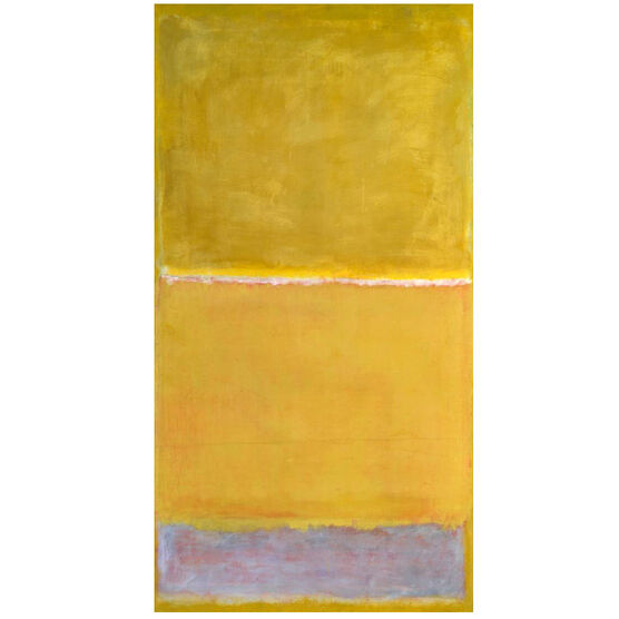 Rothko Untitled Yellow screenprint