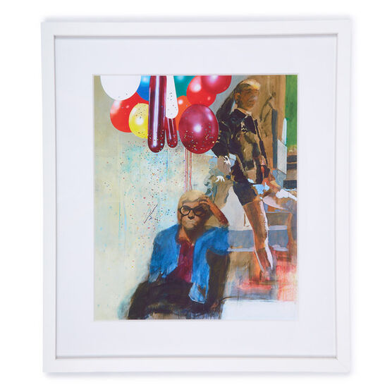 Peter Blake Portrait of David Hockney (framed print)