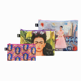 Frida Kahlo set of 3 pouches