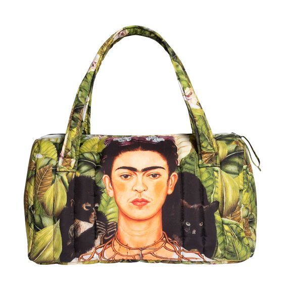 Frida Kahlo quilted weekend bag
