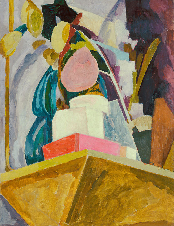 Vanessa Bell: Still Life on Corner of a Mantelpiece