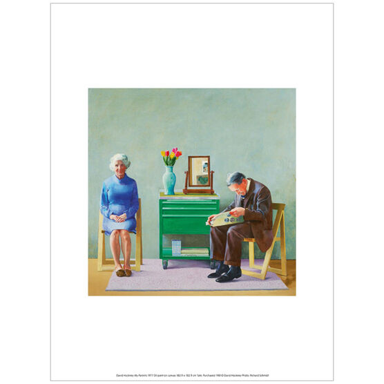 David Hockney My Parents (exhibition print)