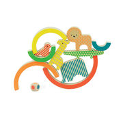 Wild Rainbow wooden animal balancing game