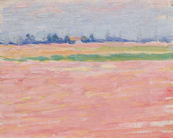 Robert Bevan: Morning over the Ploughed Fields