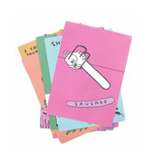 David Shrigley snap card game