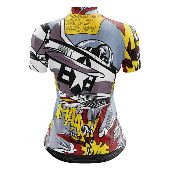 Roy Lichtenstein Whaam! women's cycling jersey