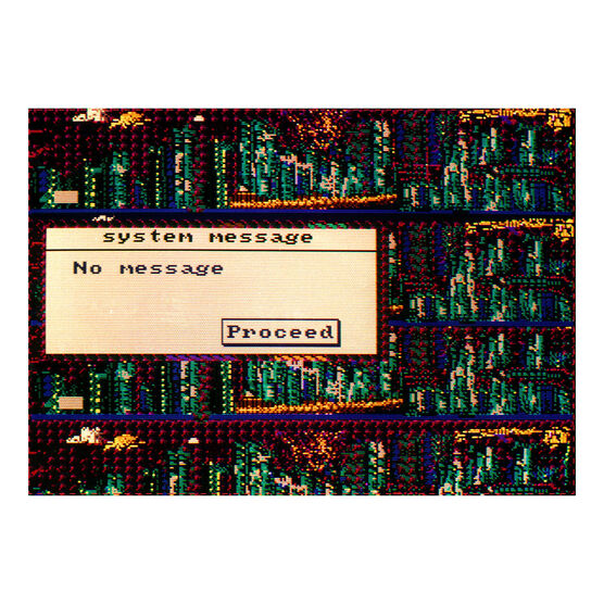 Suzanne Treister No Message – Proceed shelf print