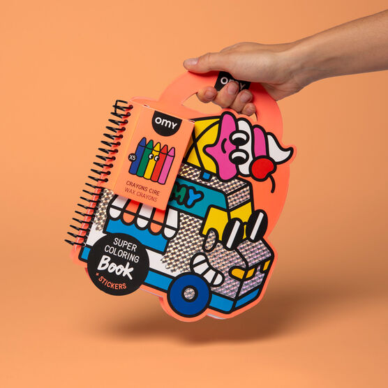 Yummy super colouring book