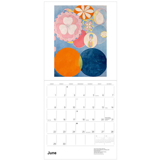 Hilma af Klint Original Abstraction 2025 wall calendar Calendars
