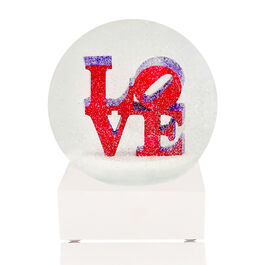 Robert Indiana LOVE Snow globe