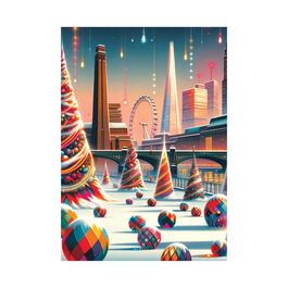 Amandine Mondion: Season's Greetings in Colour Christmas cards (pack of 6)