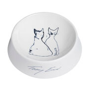 Tracey Emin Teacup & Pancake cat bowl