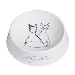 Tracey Emin Teacup & Pancake cat bowl