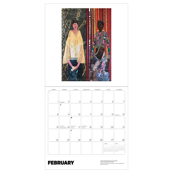 Pacita Abad 2026 wall calendar