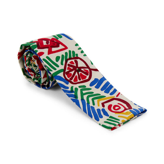 Patrick Heron Multicolour silk tie