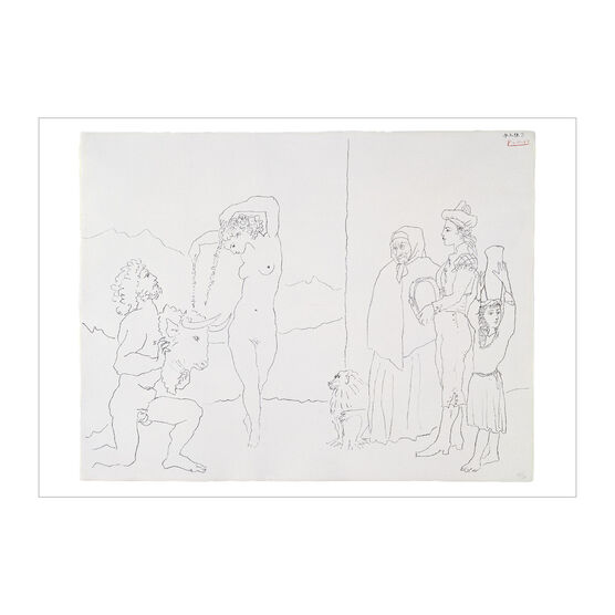 Pablo Picasso Dance of the Banderillas shelf print