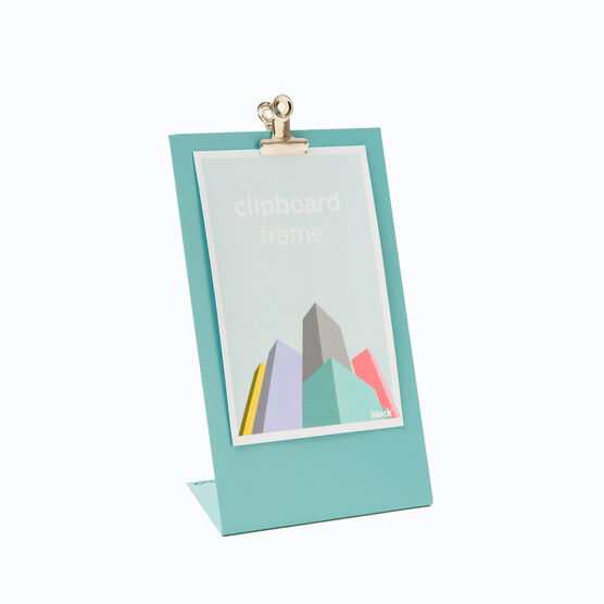 Blue clipboard frame