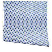 Blue diamond print wrapping paper