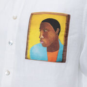 Lubaina Himid Man in a Shirt Drawer linen shirt