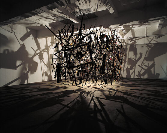 Cornelia Parker: Cold Dark Matter: An Exploded View
