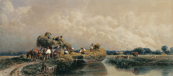 Peter De Wint: Roman Canal, Lincolnshire