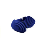 Blue Helix 3D printed bracelet