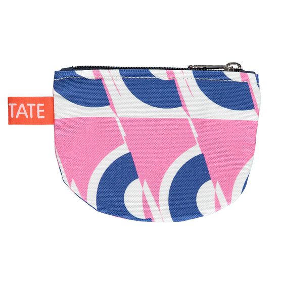 Laura Spring pink and blue circle purse