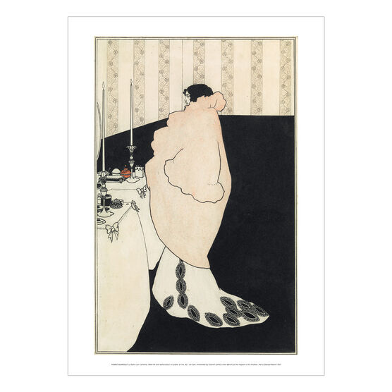 Aubrey Beardsley: La Dame aux Camélias poster