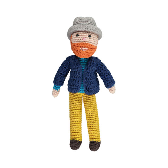 Van Gogh crochet doll