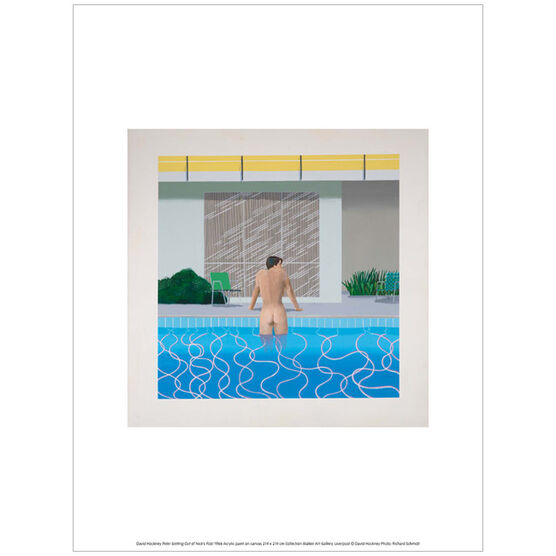 David Hockney Peter getting Out of Nick's Pool  (exhibition print)