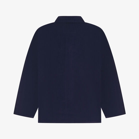 Deep indigo corduroy overshirt
