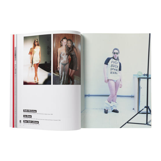 The 90s: Art and Fashion hardback exhibition book &ndash;  Normski cover edition