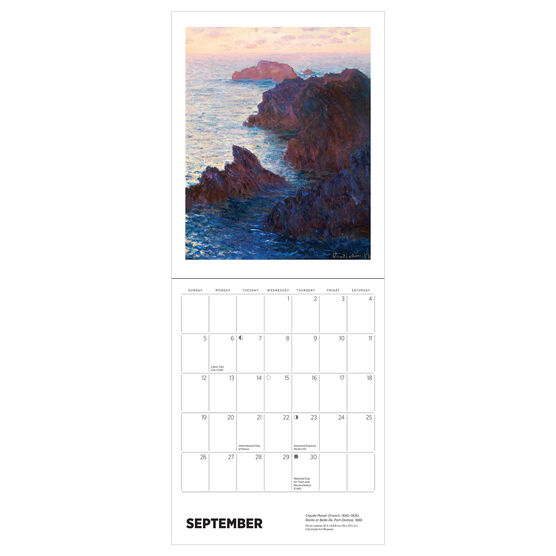 Claude Monet MINI Calendar 2027