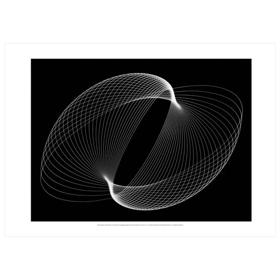 Peter Keetman: Light Pendulum Oscillation poster