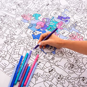 Kitty giant colouring poster