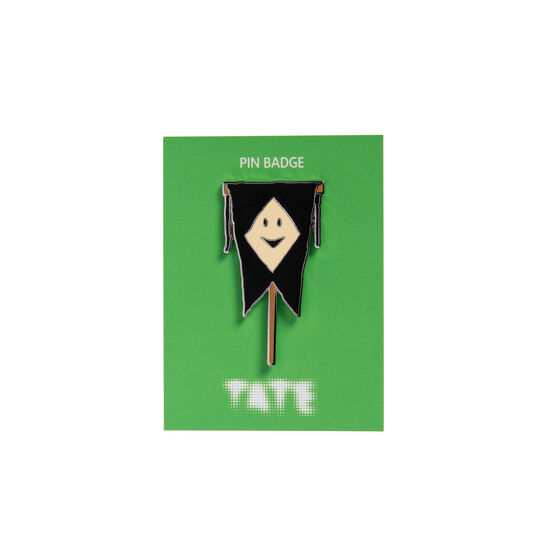 Mike Kelley Janitorial Banner pin badge