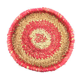 Kathryn Queama pink Tjanpi basket