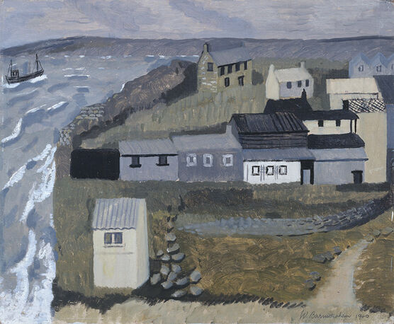 Barns-Graham: Island Sheds, St Ives No. 1