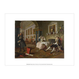 William Hogarth Marriage A-la-Mode: 2, The Tête à Tête art print