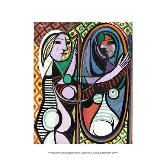 Pablo Picasso: Girl Before a Mirror mini print