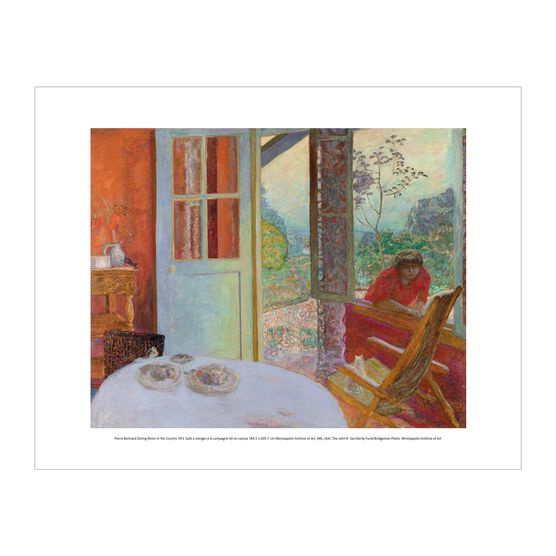 Pierre Bonnard: Dining Room in the Country mini print