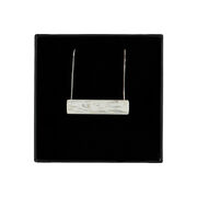 Recycled bar necklace