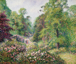 Pissarro: Kew Gardens, Rhododendron Dell